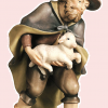 2160 Hirte mit Schaf im Arm 10cm coloriert 72--€; 2-farbig gebeizt 59.--€; 8cm Color 53.-€ 8cm gebeizt 42.-€; 14cm color 112.-€, 14cm gebeizt 94.-€